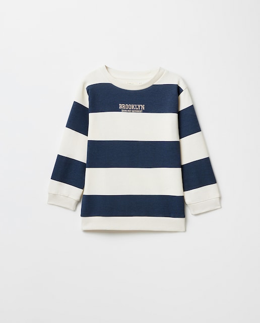 Imagen 0 de Sudadera rayas bordado