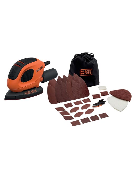 Imagen 0 de Lijadora Eléctrica Detalle Mouse® 55W + 15 Accesorios + Bolsa transporte