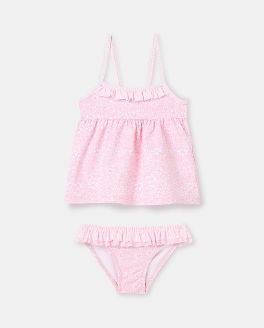 Imagen 0 de Conjunto de bebe niña con flores