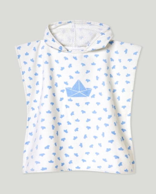 Imagen 0 de Capa de bebé niño con barquitos