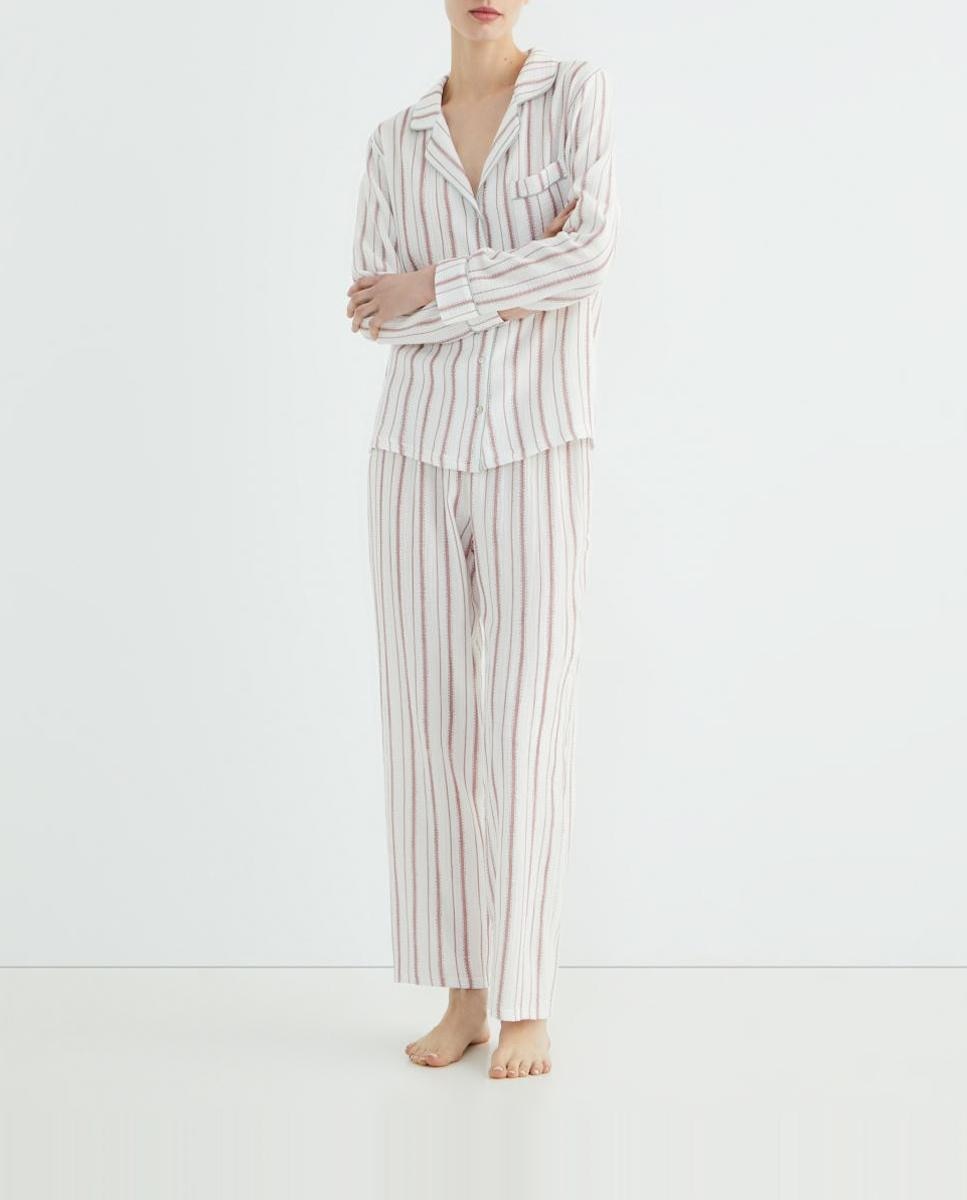 Imagen 0 de Pijama Mujer Dos Piezas Algodón Estampado