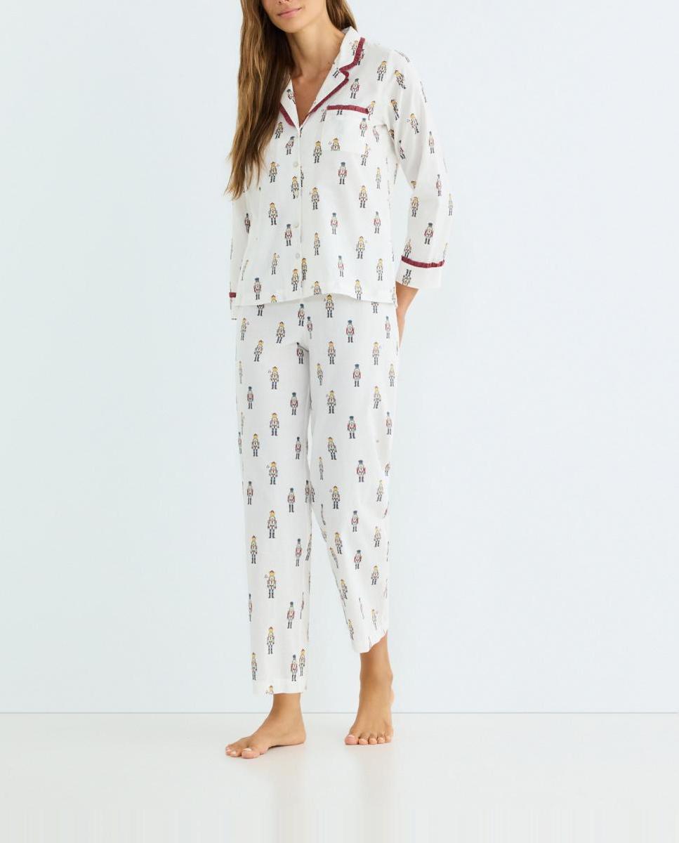Imagen 0 de Pijama mujer franela dos piezas estampado