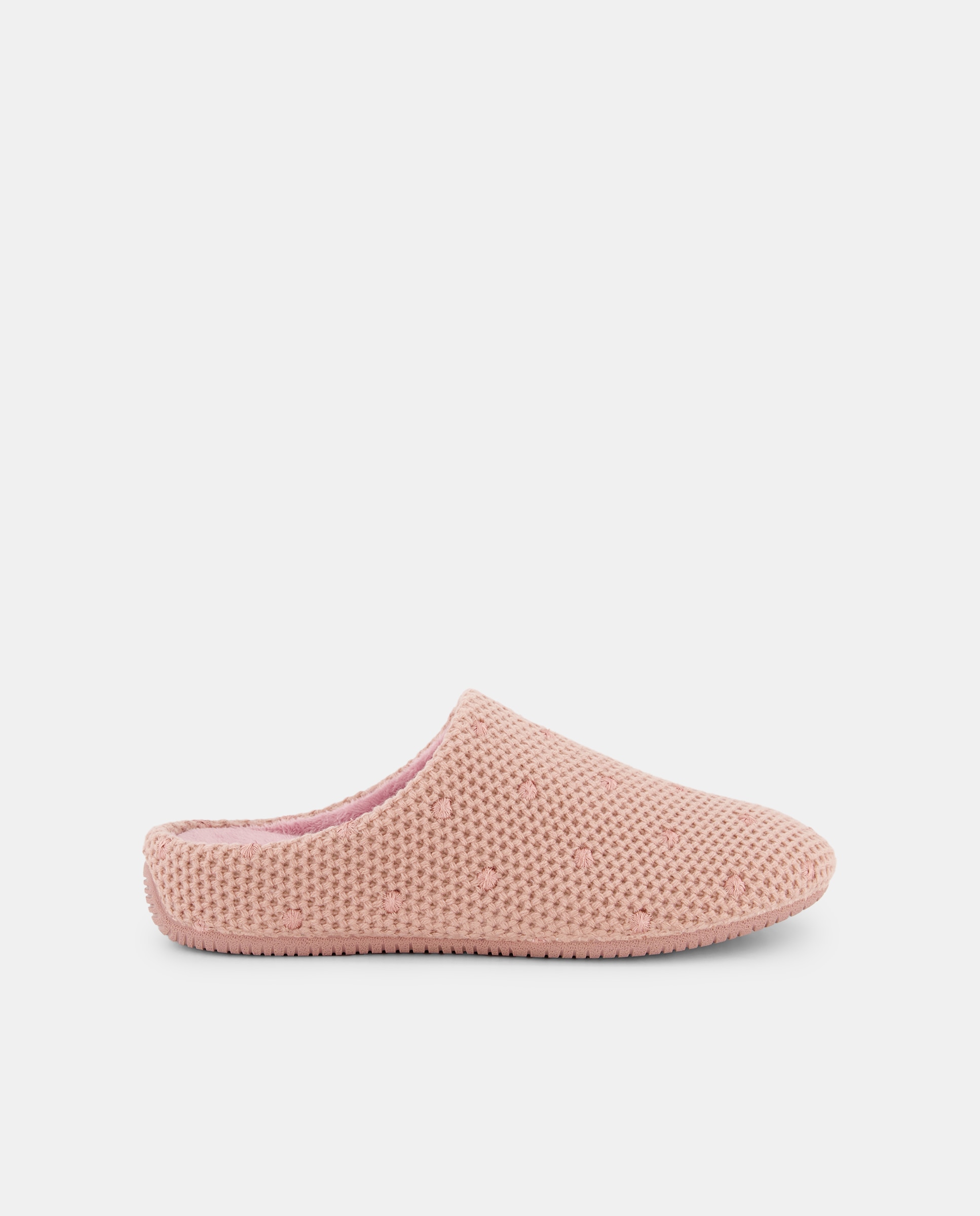 Imagen 0 de Zapatillas casa mujer textil topos