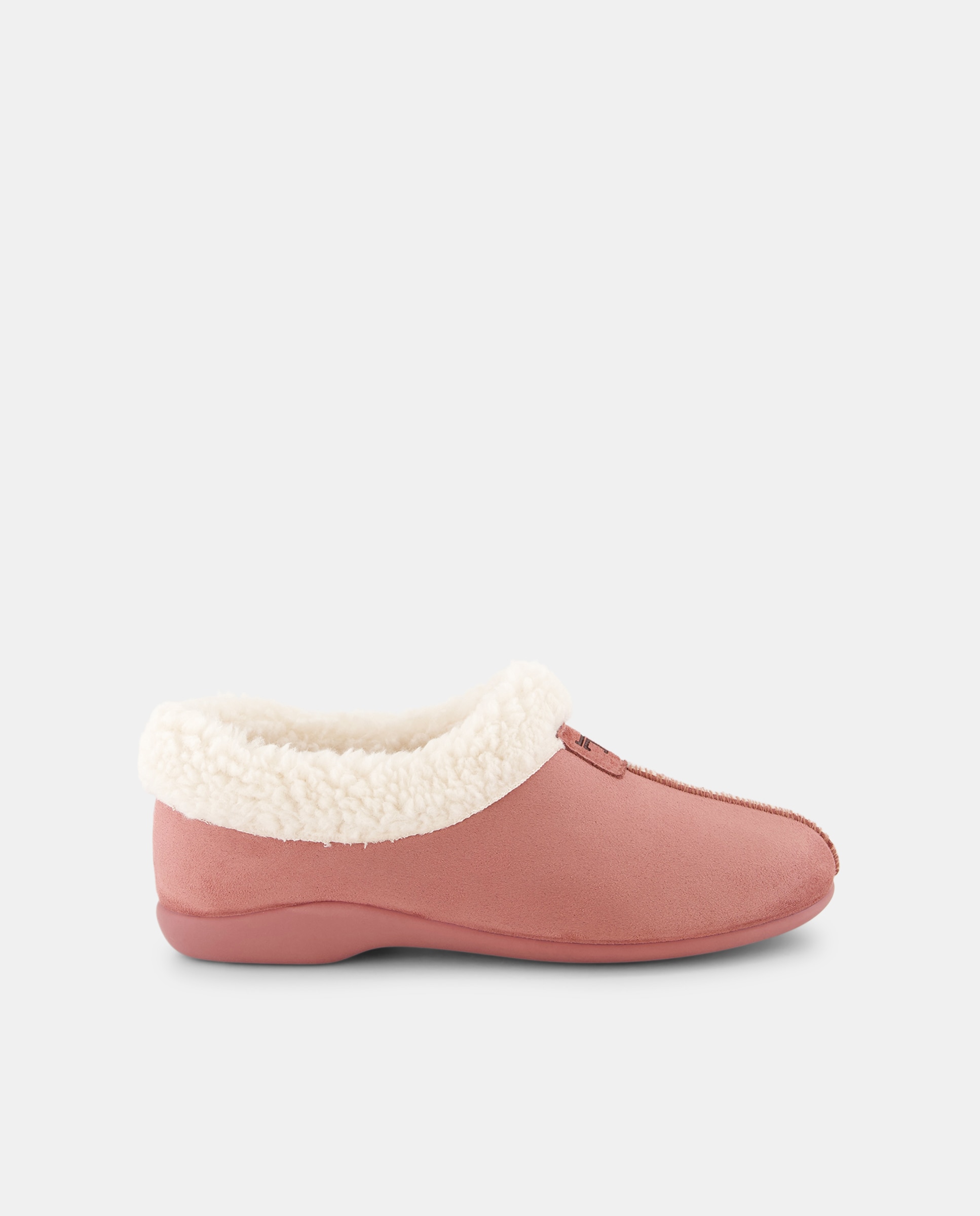 Imagen 0 de Zapatillas de casa de mujer tipo abotinada con borrego