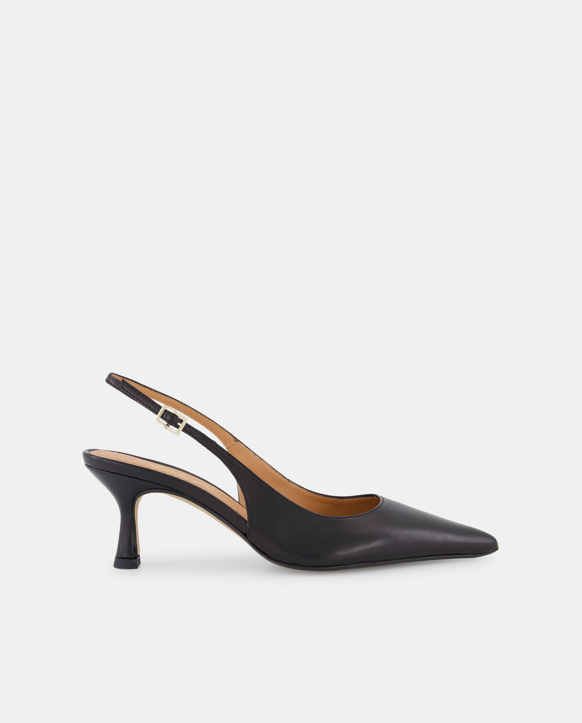 Imagen 0 de Zapatos de salón de mujer en piel con tacón embudo - Línea Atelier