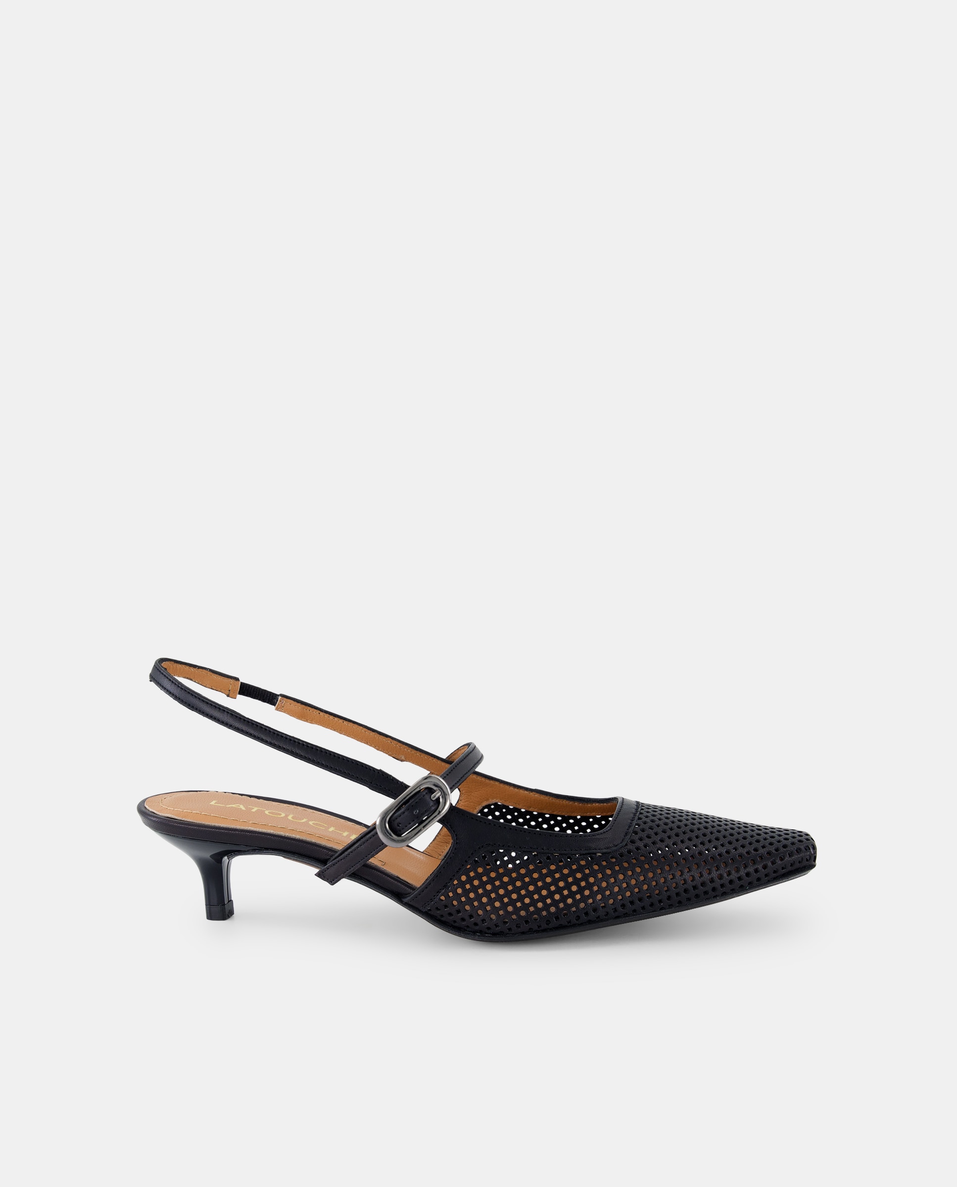 Imagen 0 de ZAPATO DE TACÓN, DESTALONADO PERFORADO