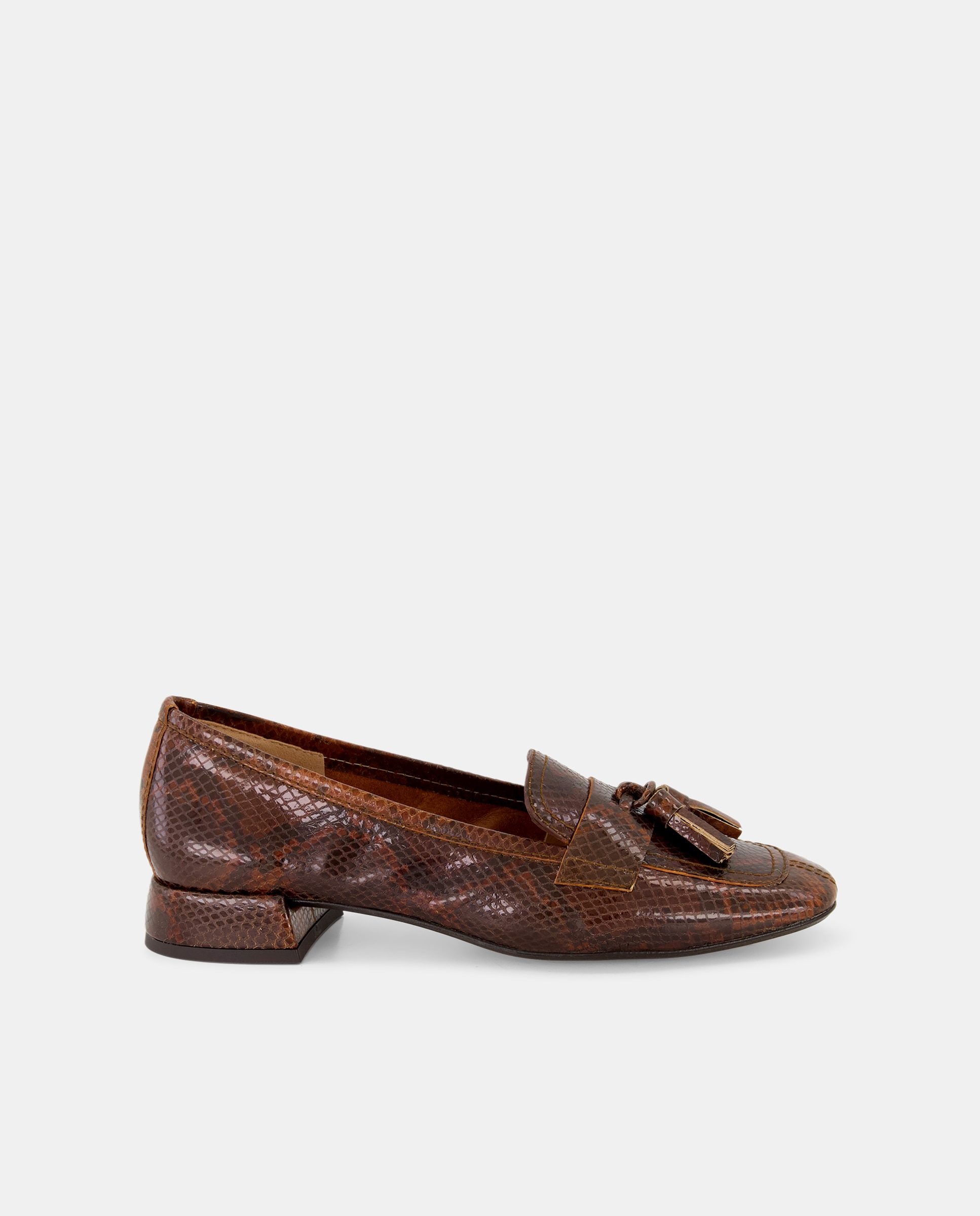 Imagen 0 de Zapato de mujer tacón, mocasín borlón