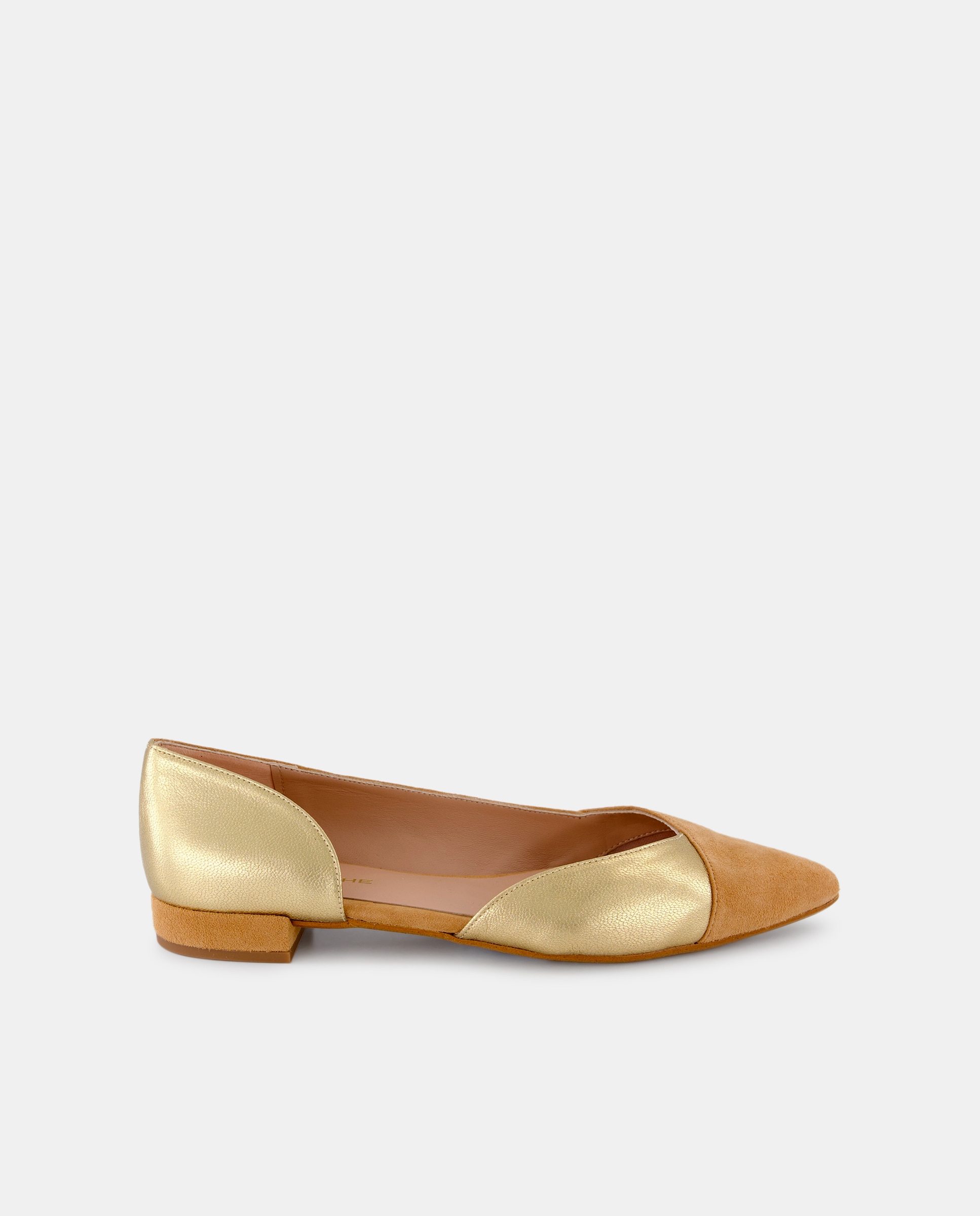Imagen 0 de Zapato plano de mujer, combinado laterales.