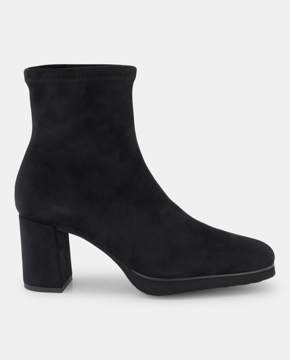Imagen 0 de Botines de mujer con tacón forrado y elástico
