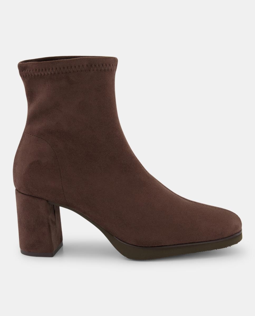 Imagen 0 de Botines de mujer con tacón forrado y elástico