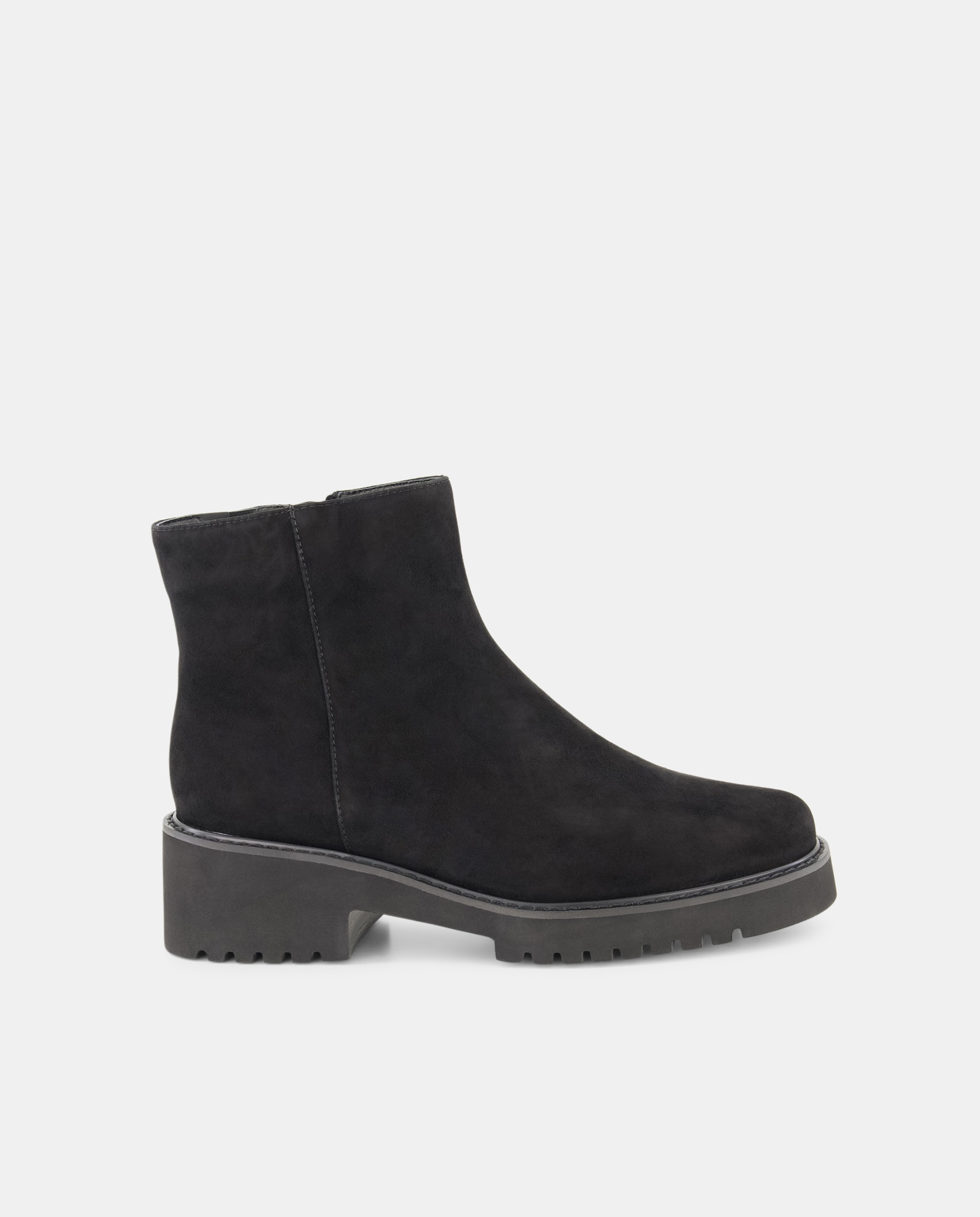 Imagen 0 de Botines de mujer con tacón y pespuntes