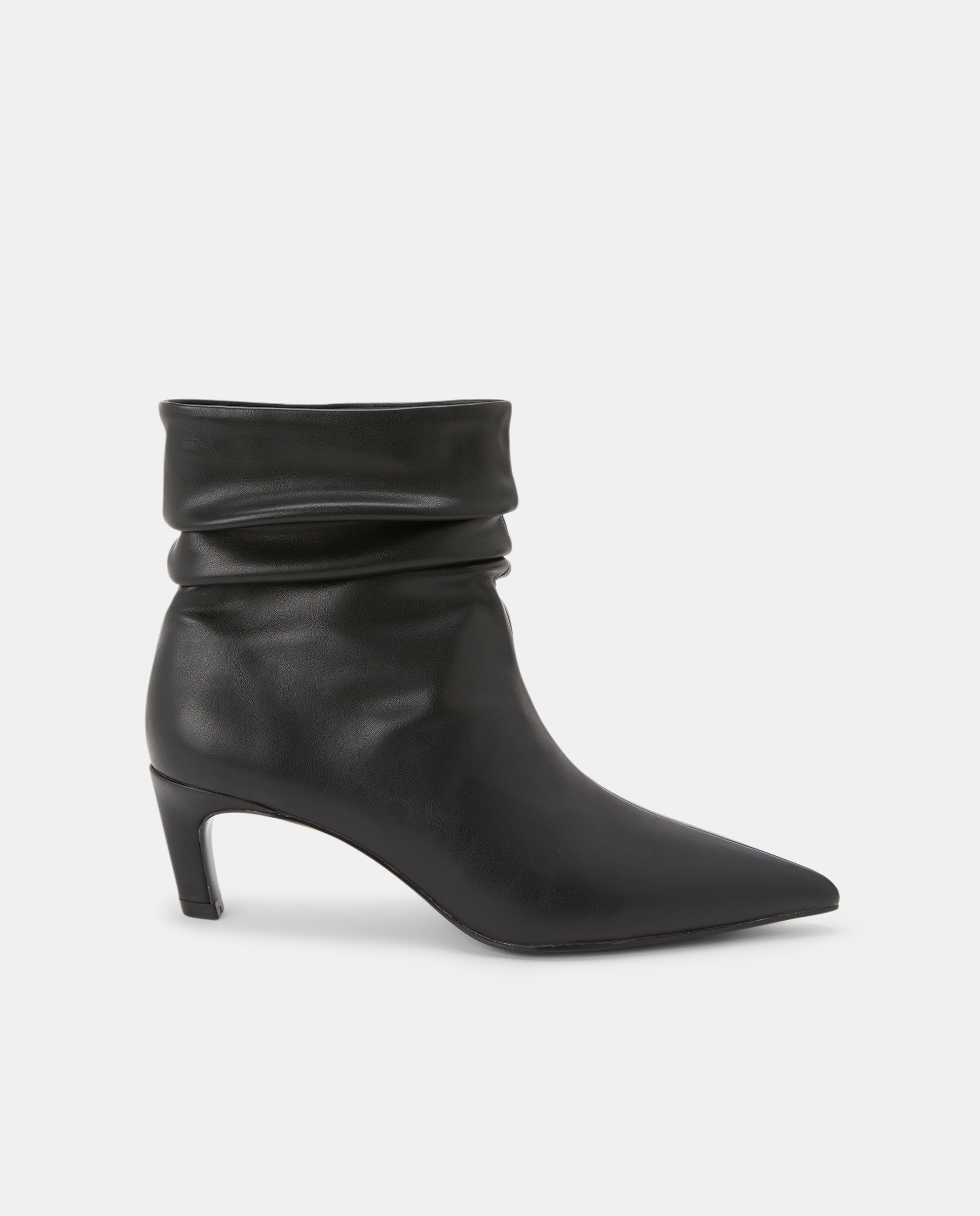 Imagen 0 de Botines de mujer con tacón y efecto arrugado