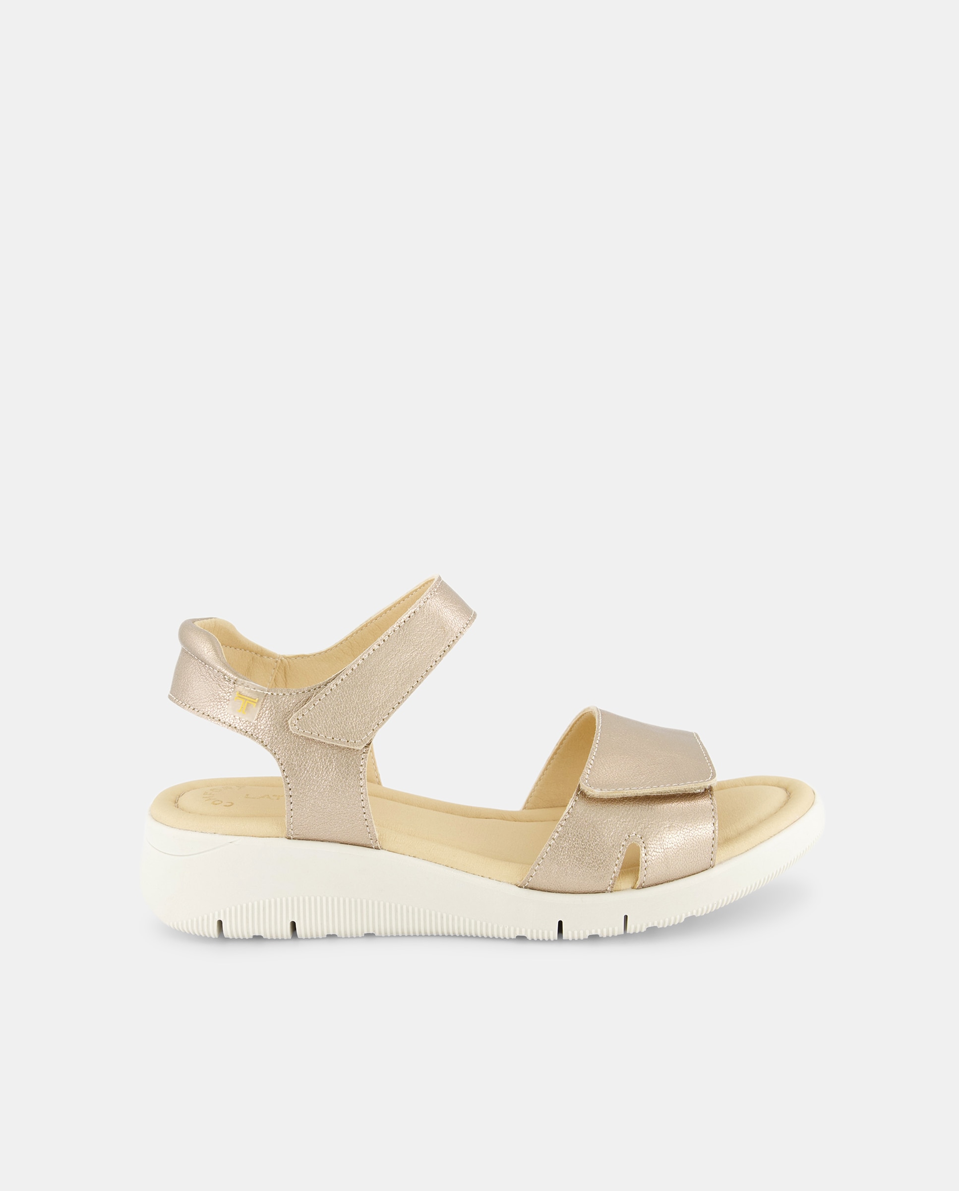 Imagen 0 de Sandalias de cuña de mujer con pala de velcro