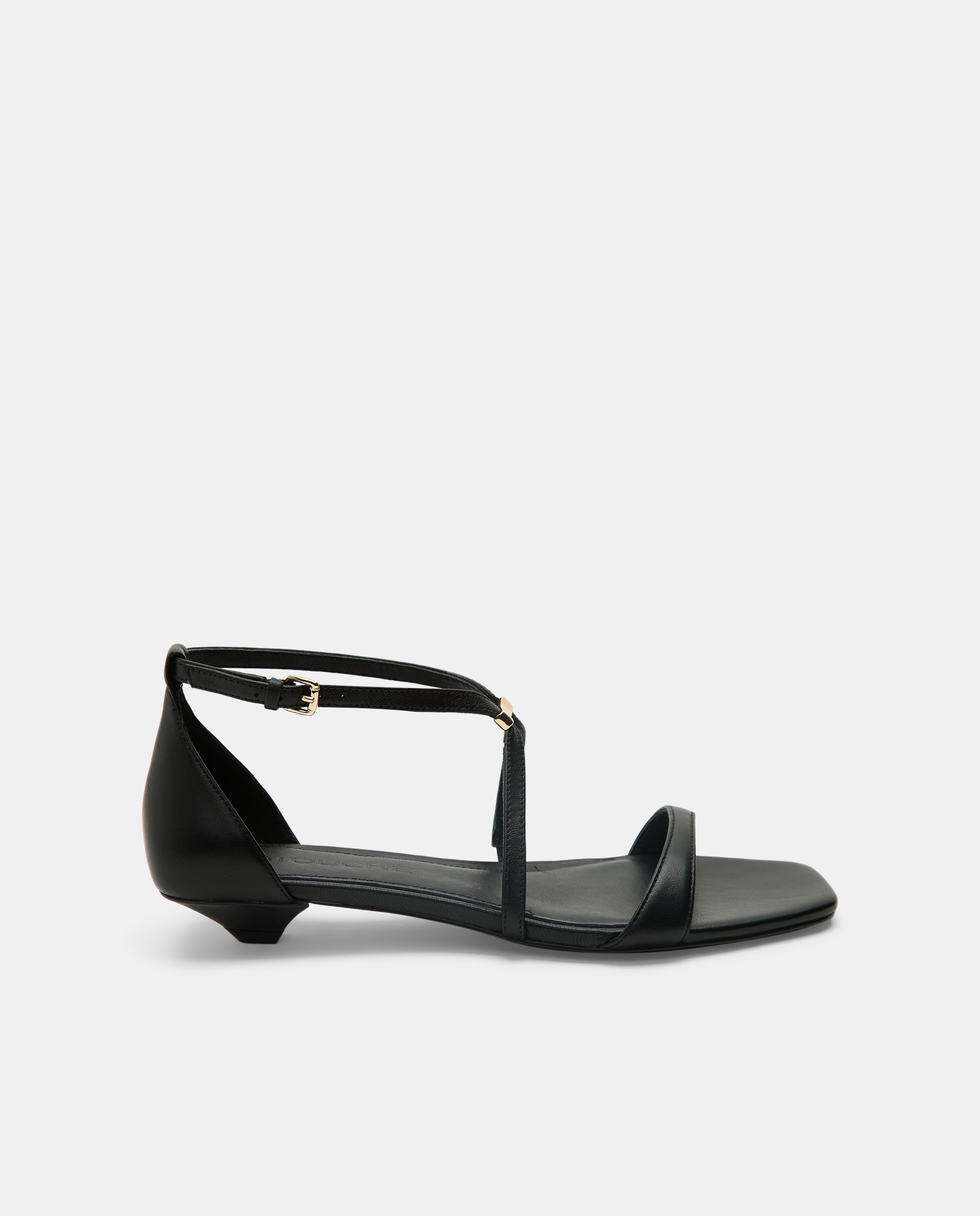 Imagen 0 de Sandalias de tacón de mujer con detalle metálico