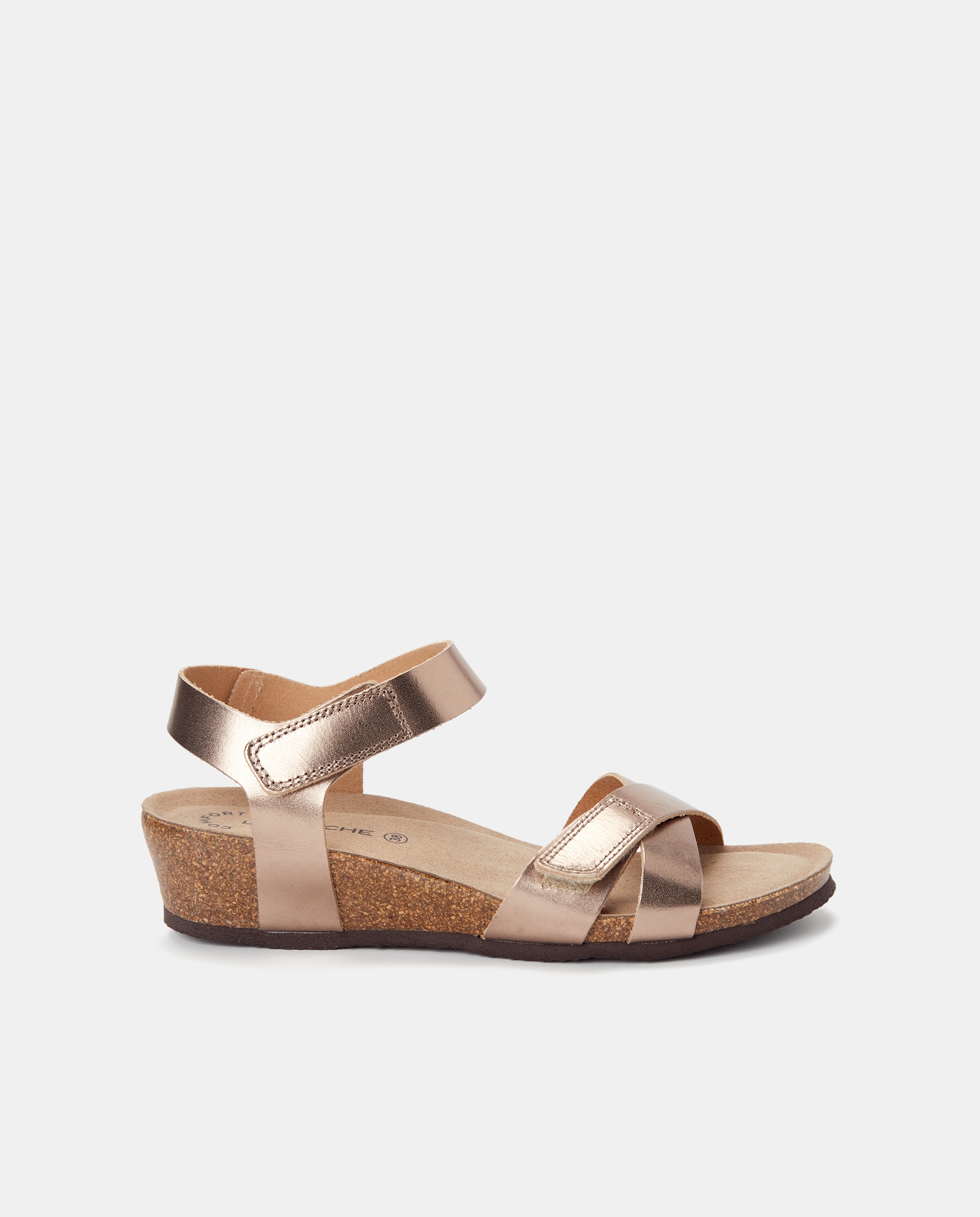 Imagen 0 de Sandalias de mujer con pala cruzada con velcro
