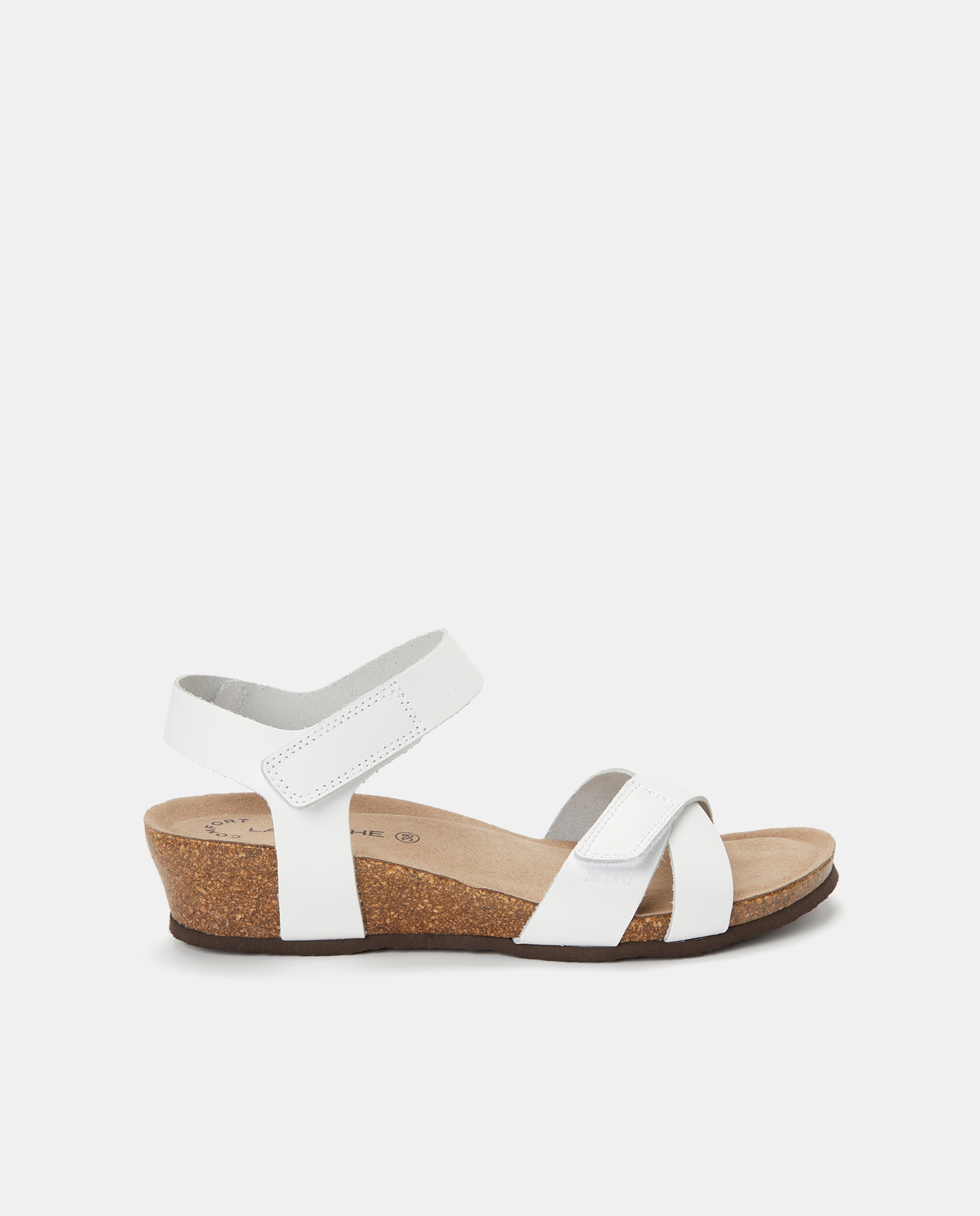 Imagen 0 de Sandalias de mujer con pala cruzada con velcro