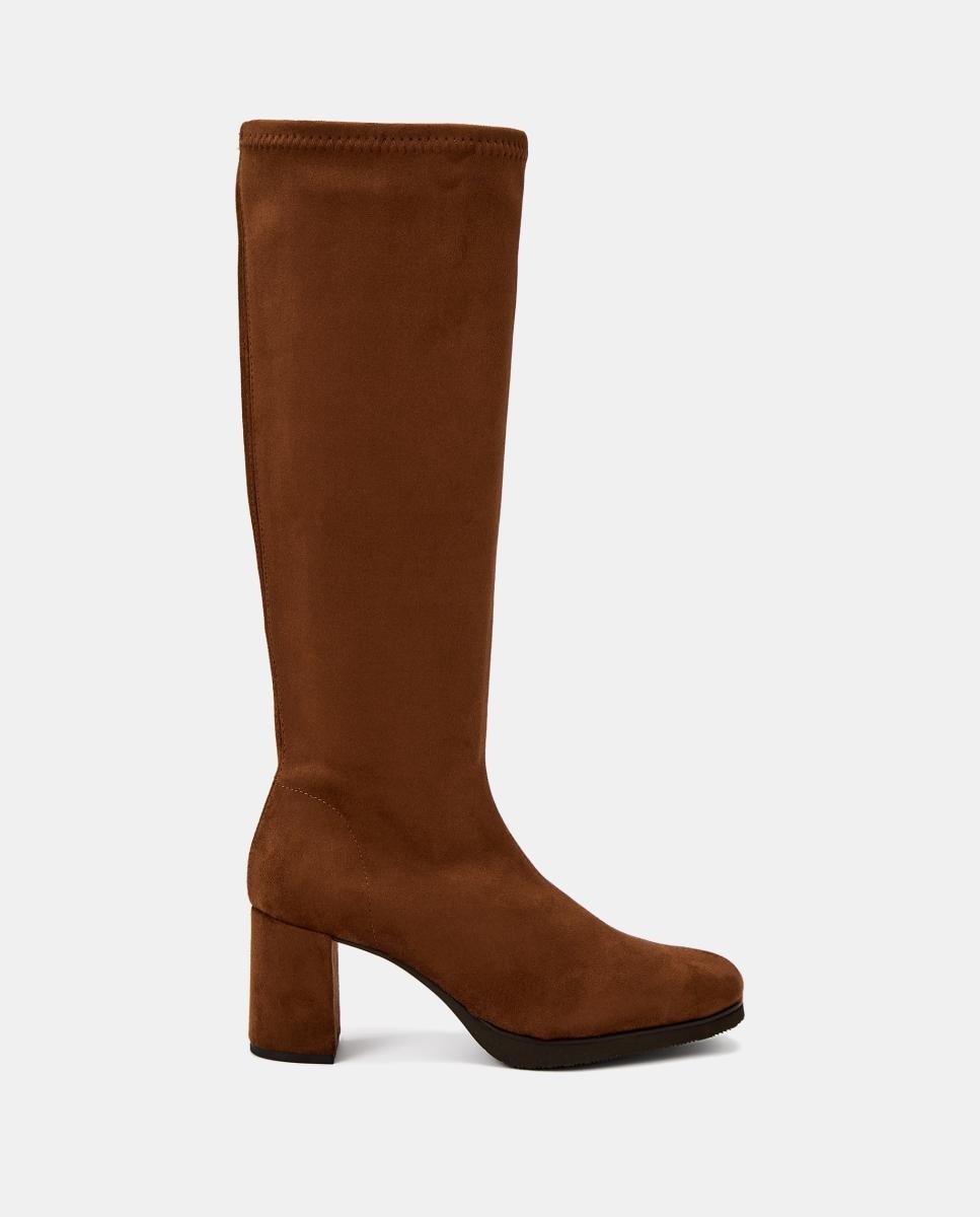 Imagen 0 de Bota de tacón y plataforma de mujer