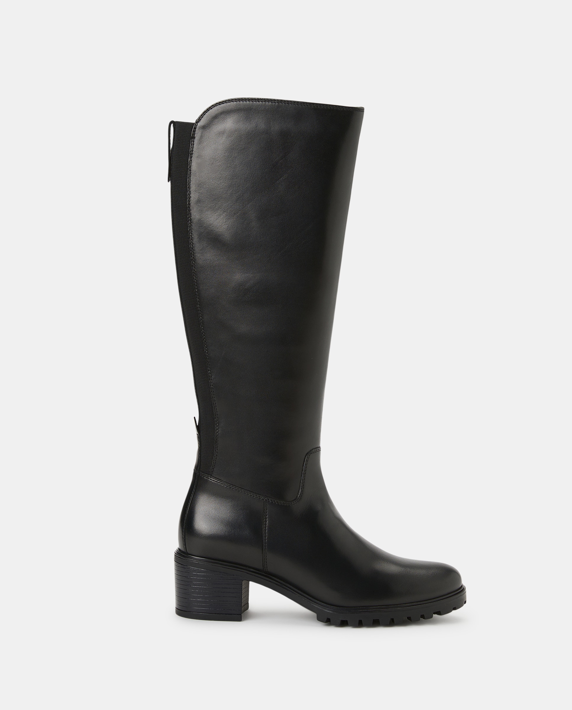 Imagen 0 de Bota de mujer tacón, elástico trasero