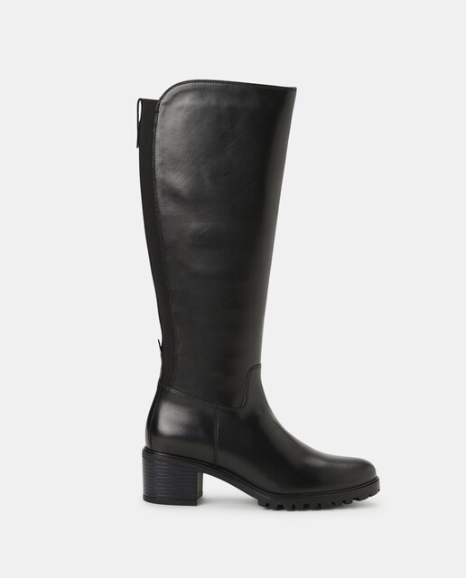 Imagen 0 de Bota de mujer tacón, elástico trasero
