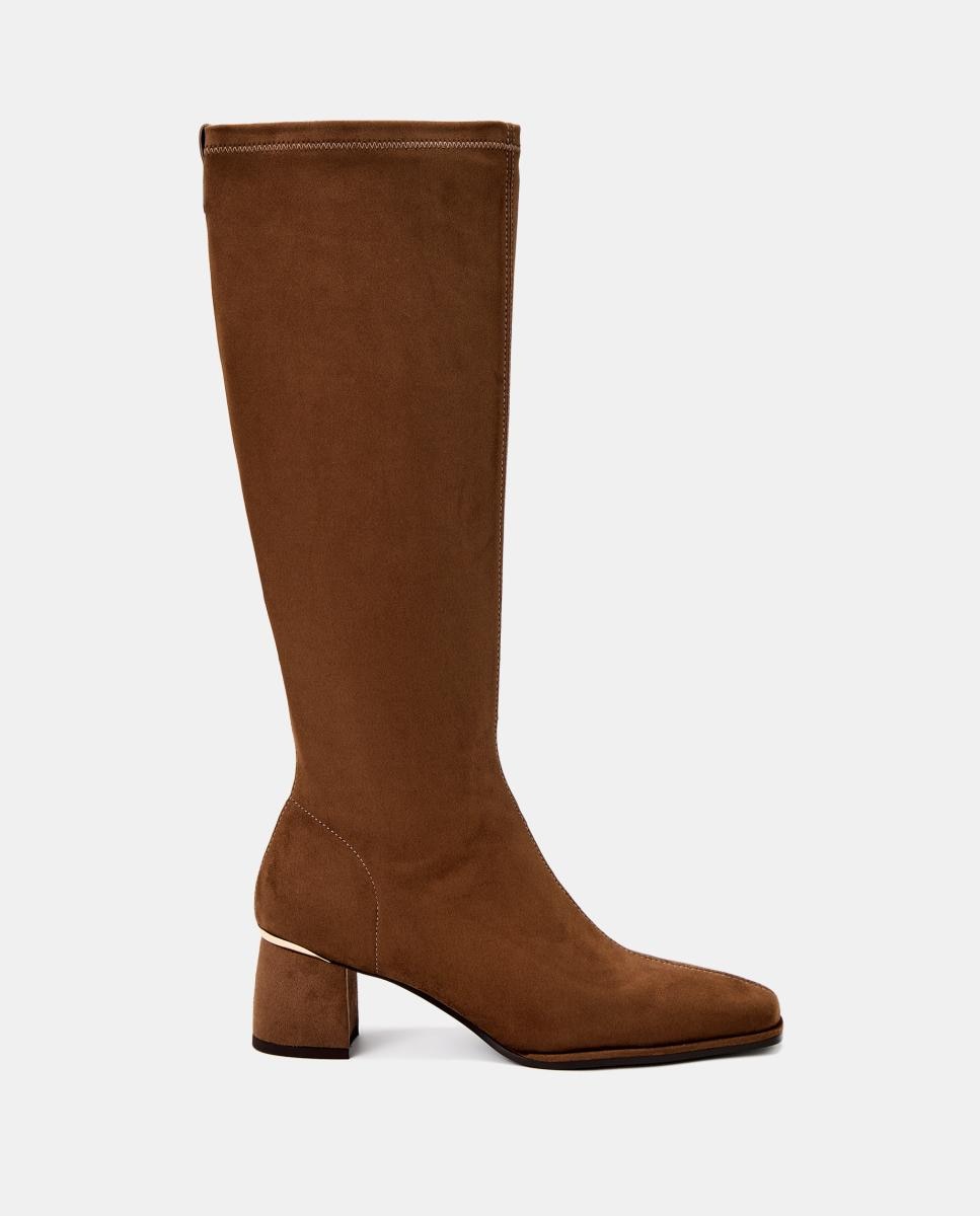 Imagen 0 de Bota de mujer con elástico y tacón medio