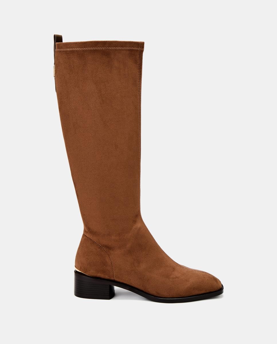 Imagen 0 de Bota tacón bajo de mujer con elástico