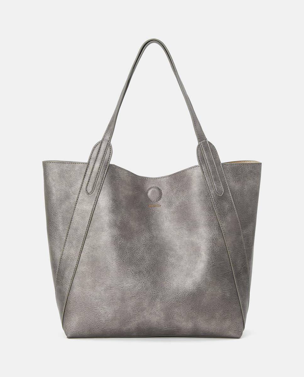 Imagen 0 de Bolso shopper efecto piel