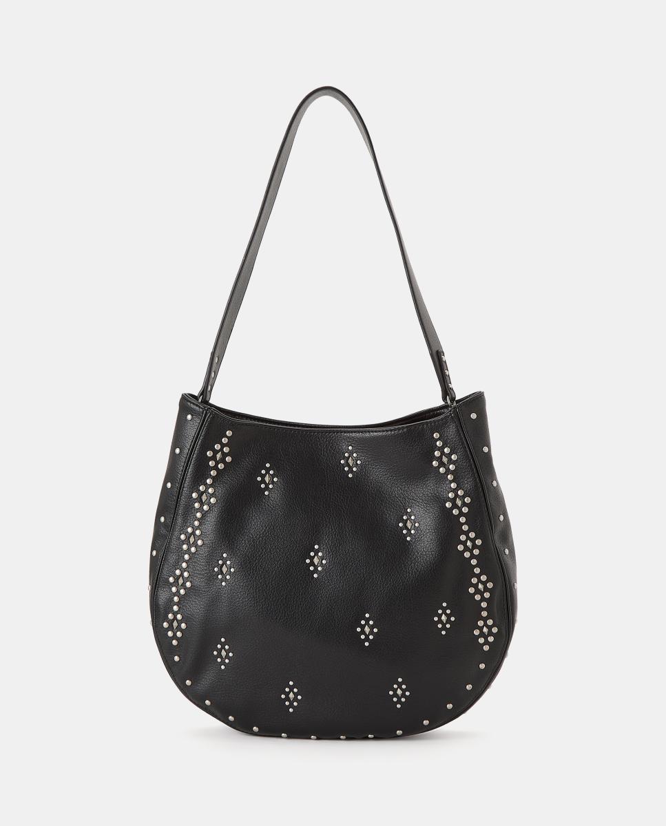 Imagen 0 de Bolso de hombro con detalle de tachas