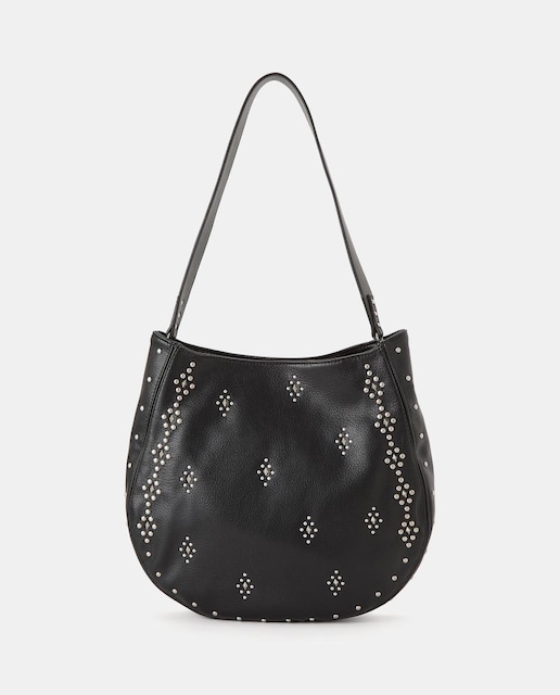 Imagen 0 de Bolso de hombro con detalle de tachas