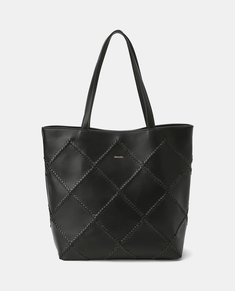 Imagen 0 de Bolso shopper con detalle trenzado