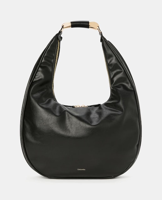 Imagen 0 de Bolso de hombro con efecto piel