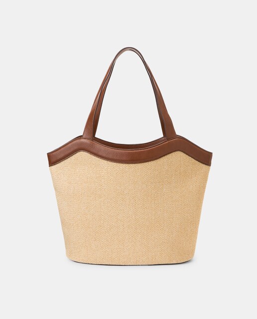 Imagen 0 de Bolso shopper efecto rafia