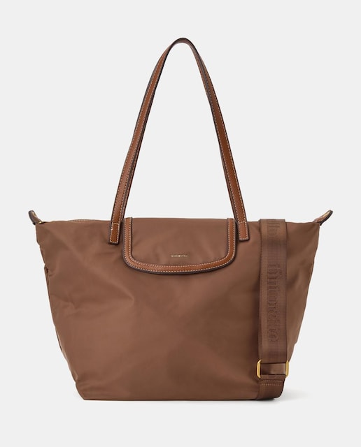 Imagen 0 de Bolso shopper de nylon con asa extraible