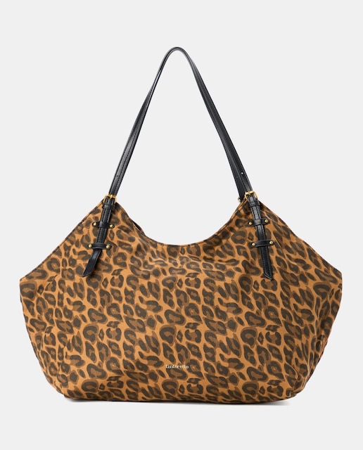 Imagen 0 de Bolso shopper animal print con funda de ordenador