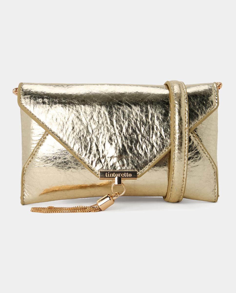 Imagen 0 de Bolso de fiesta metalizado con borla