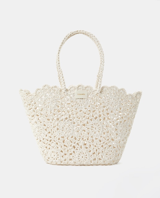 Imagen 0 de Bolso de crochet en color liso