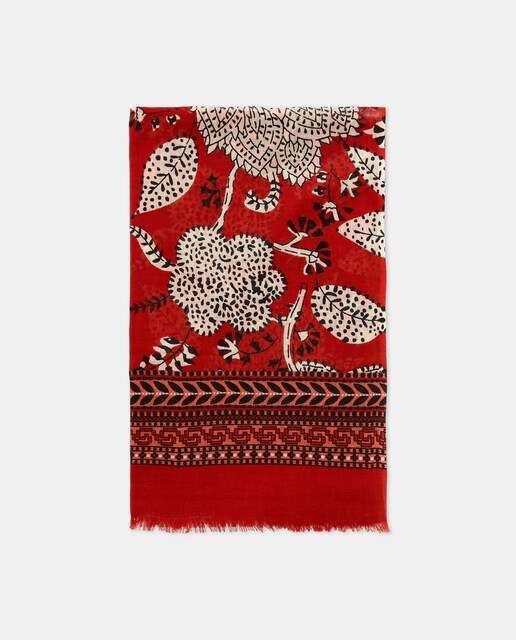 Imagen 0 de Echarpe algodón estampado bitono