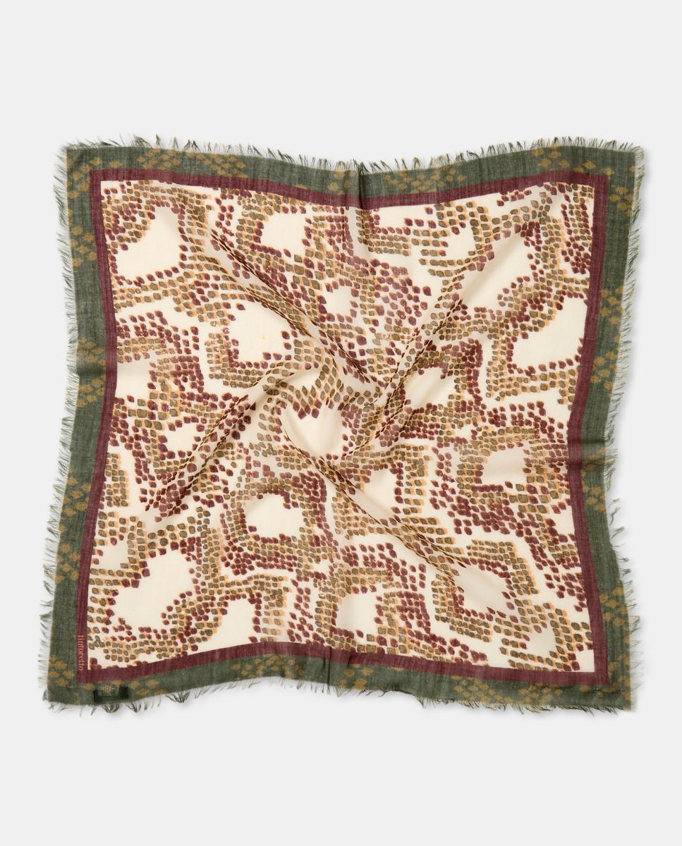 Imagen 0 de Pañuelo con estampado de serpiente