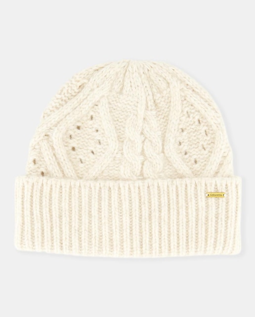 Imagen 0 de Gorro de punto con hojas