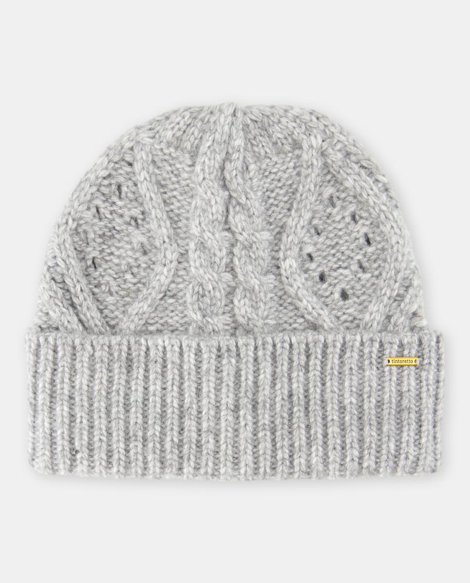 Imagen 0 de Gorro de punto con hojas
