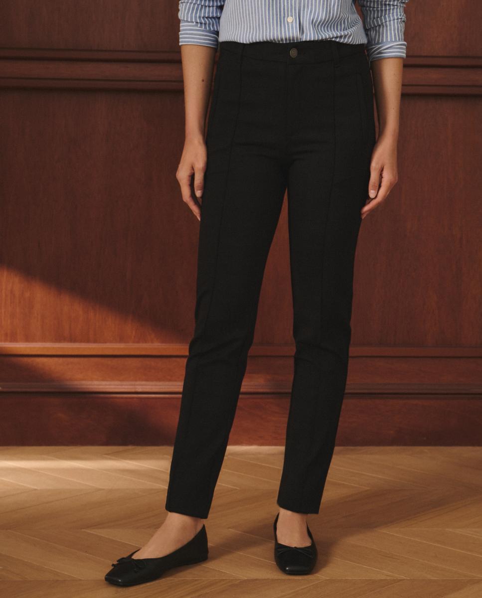 Imagen 0 de Pantalón de pitillo estampado de mujer