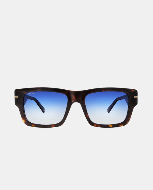 Gafas de sol de hombre rectangulares con lentes polarizadas