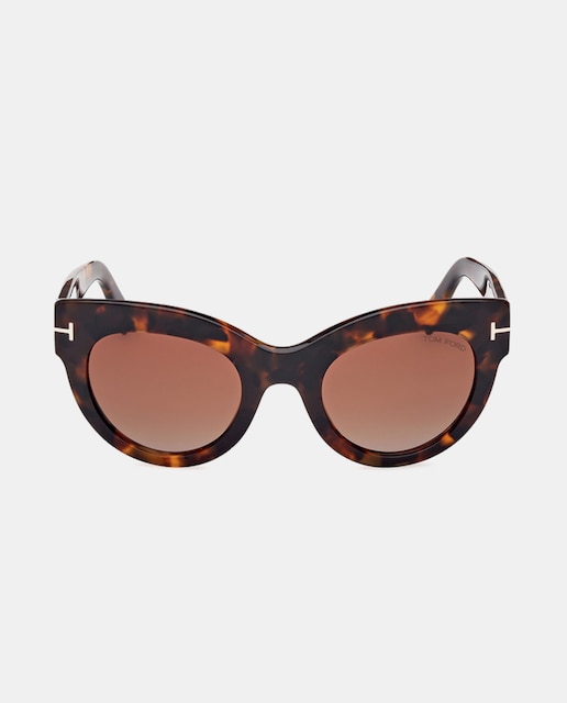 Imagen 0 de Gafas de sol de mujer cat eye en acetato havana