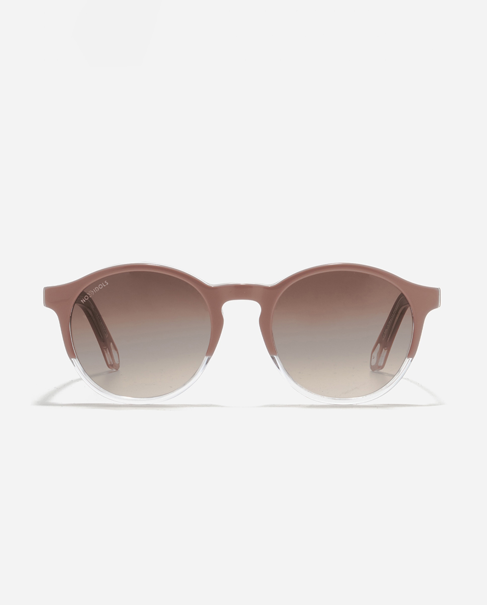 Imagen 0 de Gafas de sol ovaladas de acetato orgánico rosas con lentes polarizadas