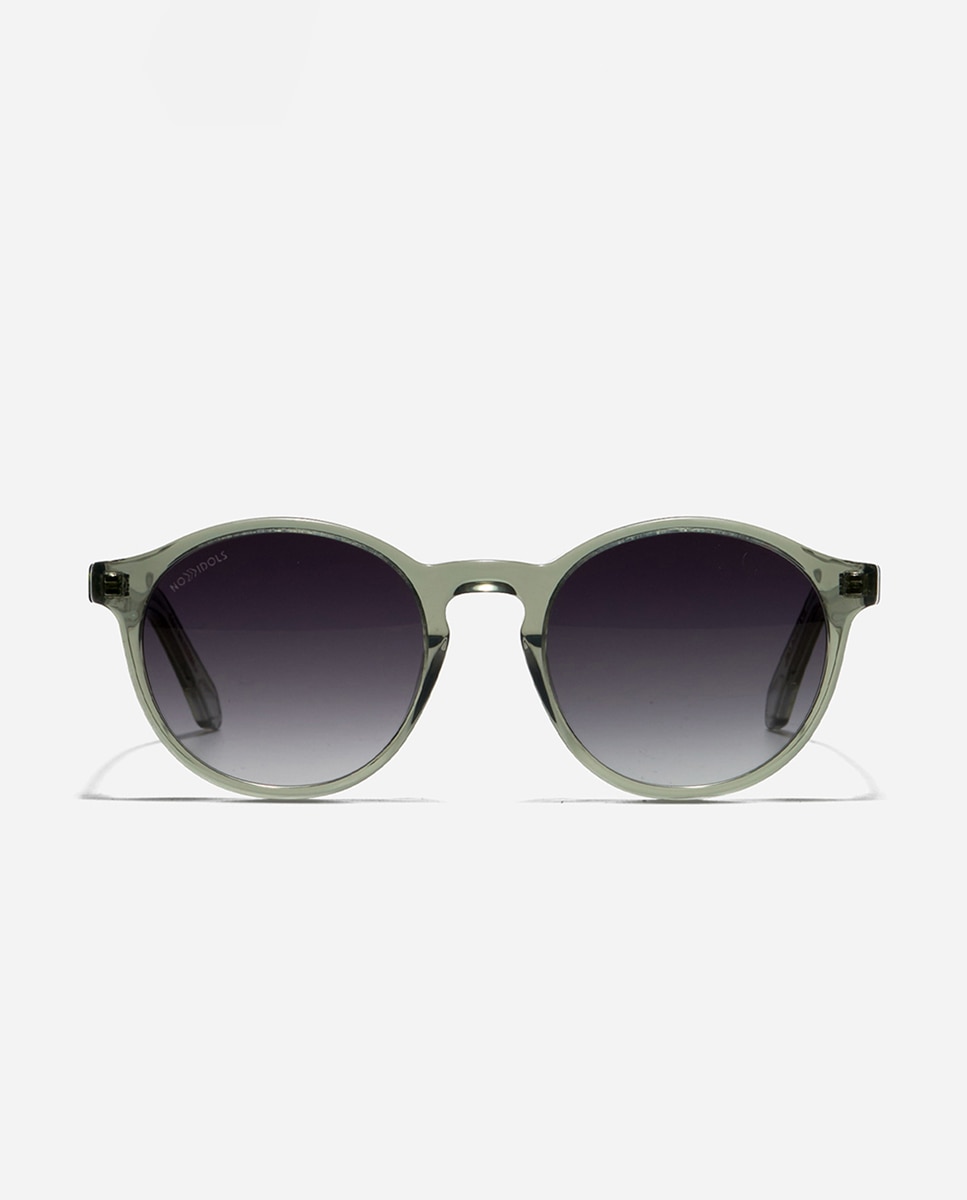Imagen 0 de Gafas de sol ovaladas de acetato orgánico verdes con lentes polarizadas
