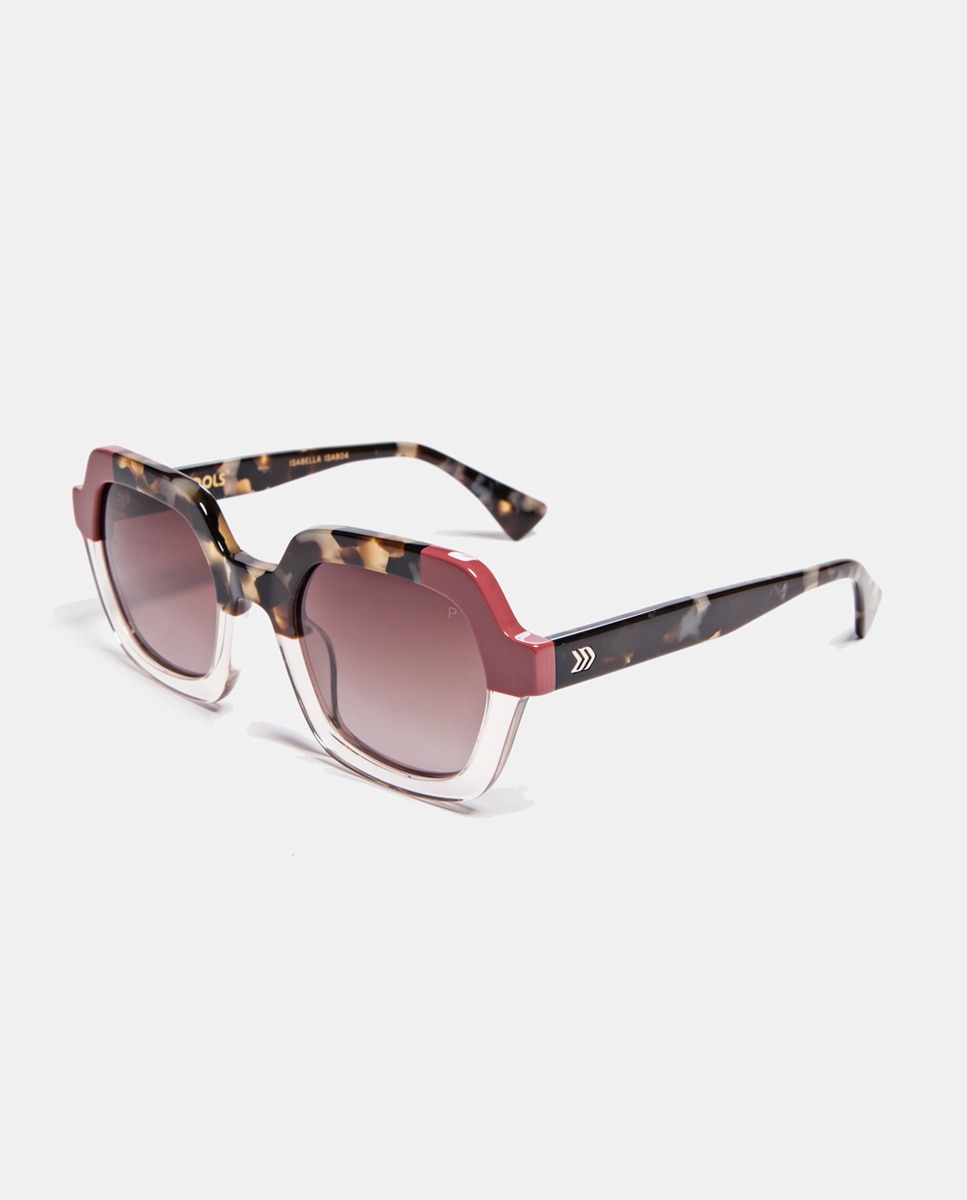 Imagen 0 de Gafas de sol de mujer ovaladas en acetato orgánico con lente polarizada