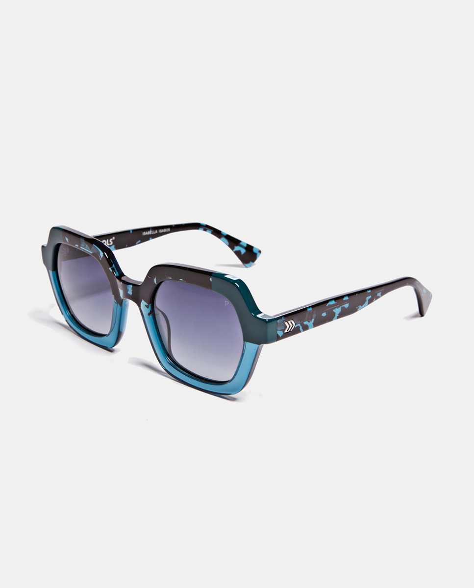 Imagen 0 de Gafas de sol de mujer ovaladas en acetato orgánico con lente polarizada