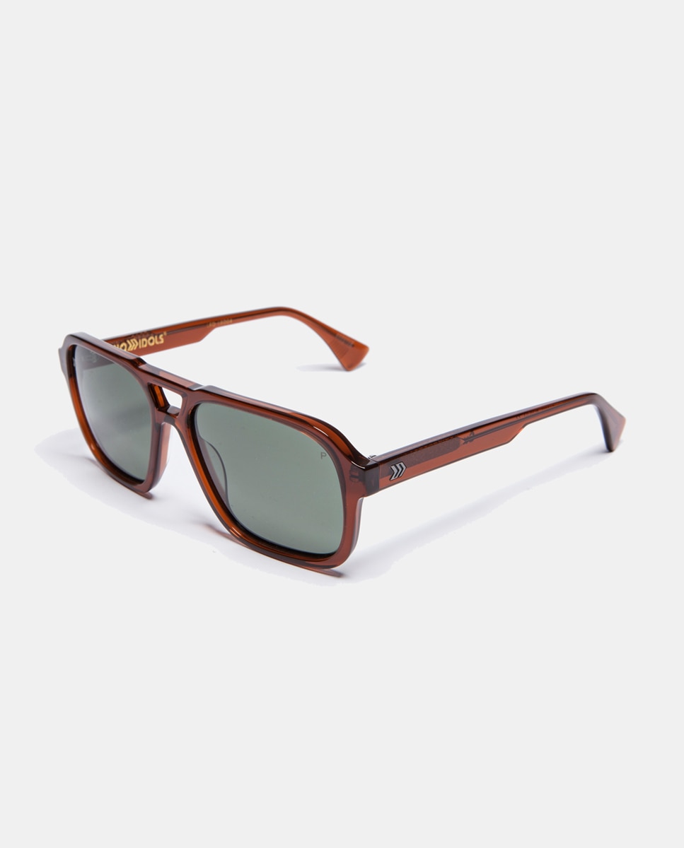 Imagen 0 de Gafas de sol de mujer ovaladas en acetato orgánico con lente polarizada