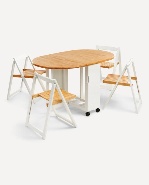 Imagen 0 de Conjunto  de madera de hevea Nimes (Reacondicionado Grado A)