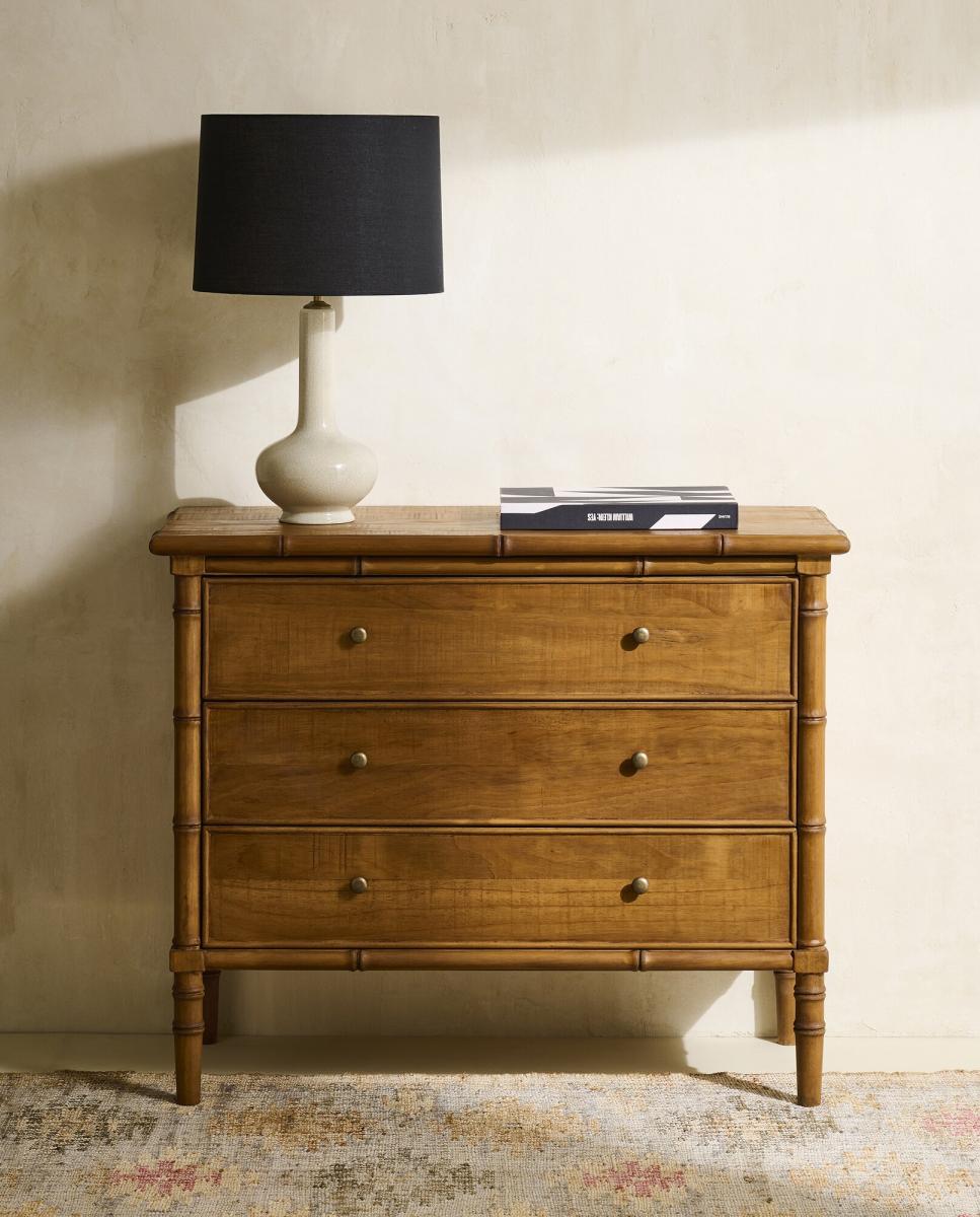 Imagen 0 de Cómoda de madera de pino con 3 cajones Bamboo El Corte Inglés (Reacondicionado Grado B)