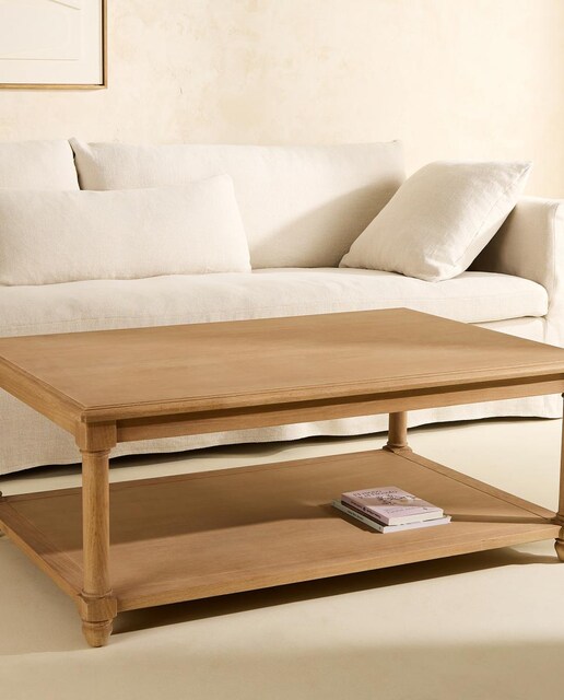 Imagen 0 de Mesa de centro de madera de roble Vintage El Corte Inglés (Reacondicionado Grado A)